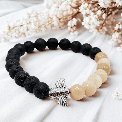 Essence de ruche | Opale | Bracelet diffuseur - Bijoux LavaLife