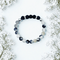 Harmonie et sérénité | Pierre calcédoine | Bracelet diffuseur - Bijoux LavaLife