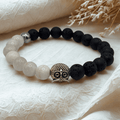 Hibou empatique | Pierre de Lune | Bracelet diffuseur - Bijoux LavaLife